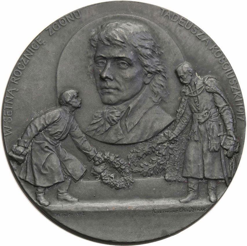 Polska. Medal Tadeusz Kościuszko 1917, K. Chudziński
